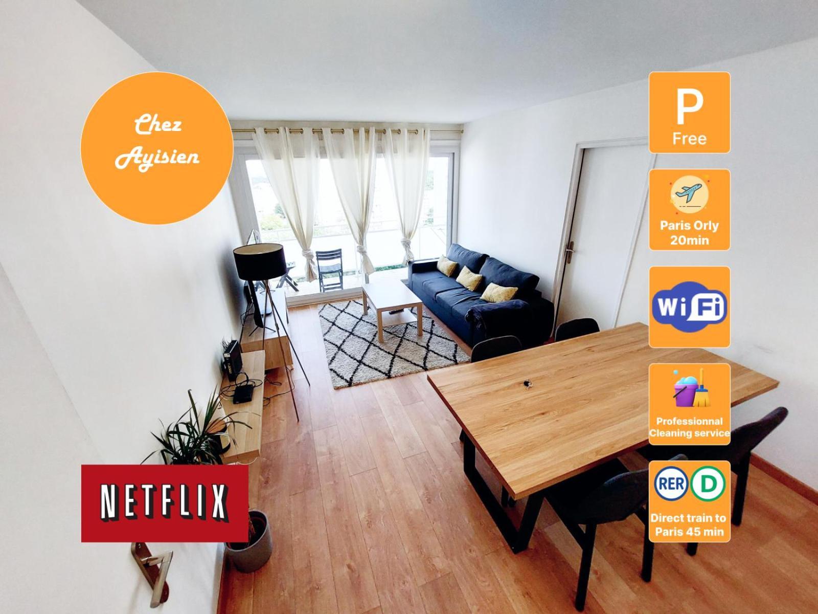 Appartamento Beautiful & Cosy 3 Bedrooms Full Ris-Orangis